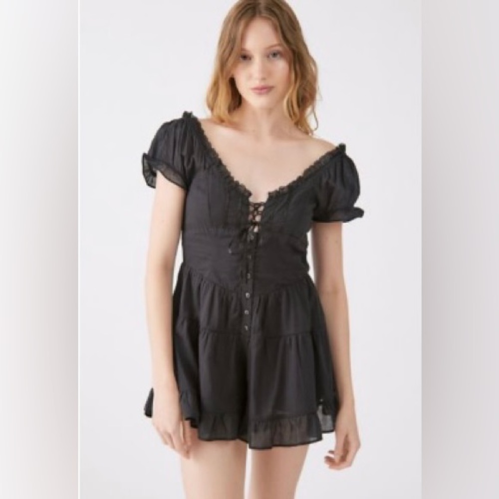 Urban outfitters new black romper